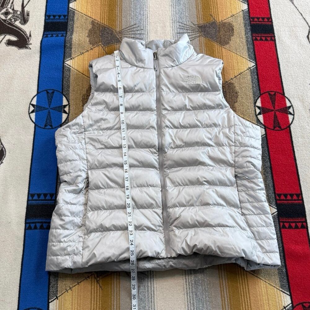 Women’s The North Face 550 Down Filled Puffer Vest Size 2XL Gray Outdoor - Picture 12 of 12